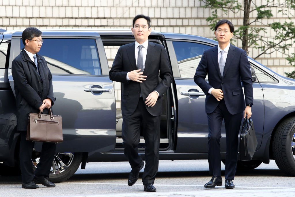 Samsung Heir Jay Y. Lee Appears At Court For Corruption Retrial