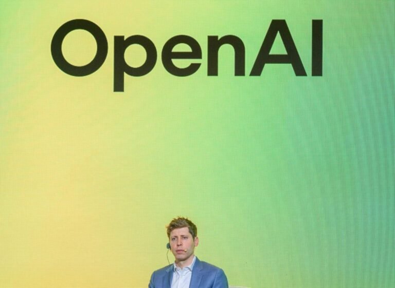 Open AI Chief Executive Officer Sam Altman speaks during the
