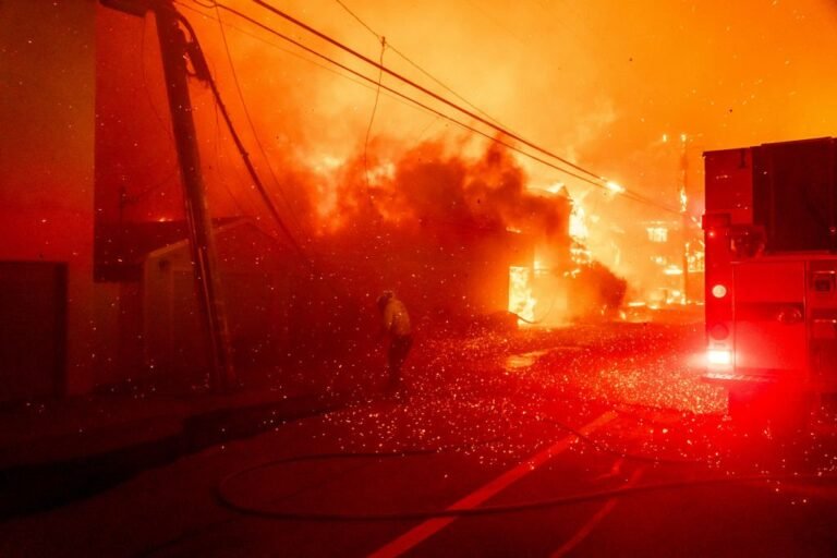Los Angeles-Area Fires Erupt As Dangerous Wind Storm Begins