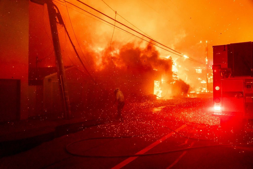 Los Angeles-Area Fires Erupt As Dangerous Wind Storm Begins